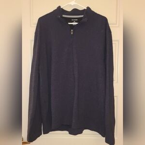 Van Heusen Men's Dark Navy Half-Zip Pullover